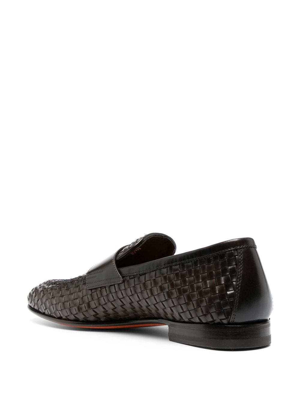 interwoven-design loafers - 3