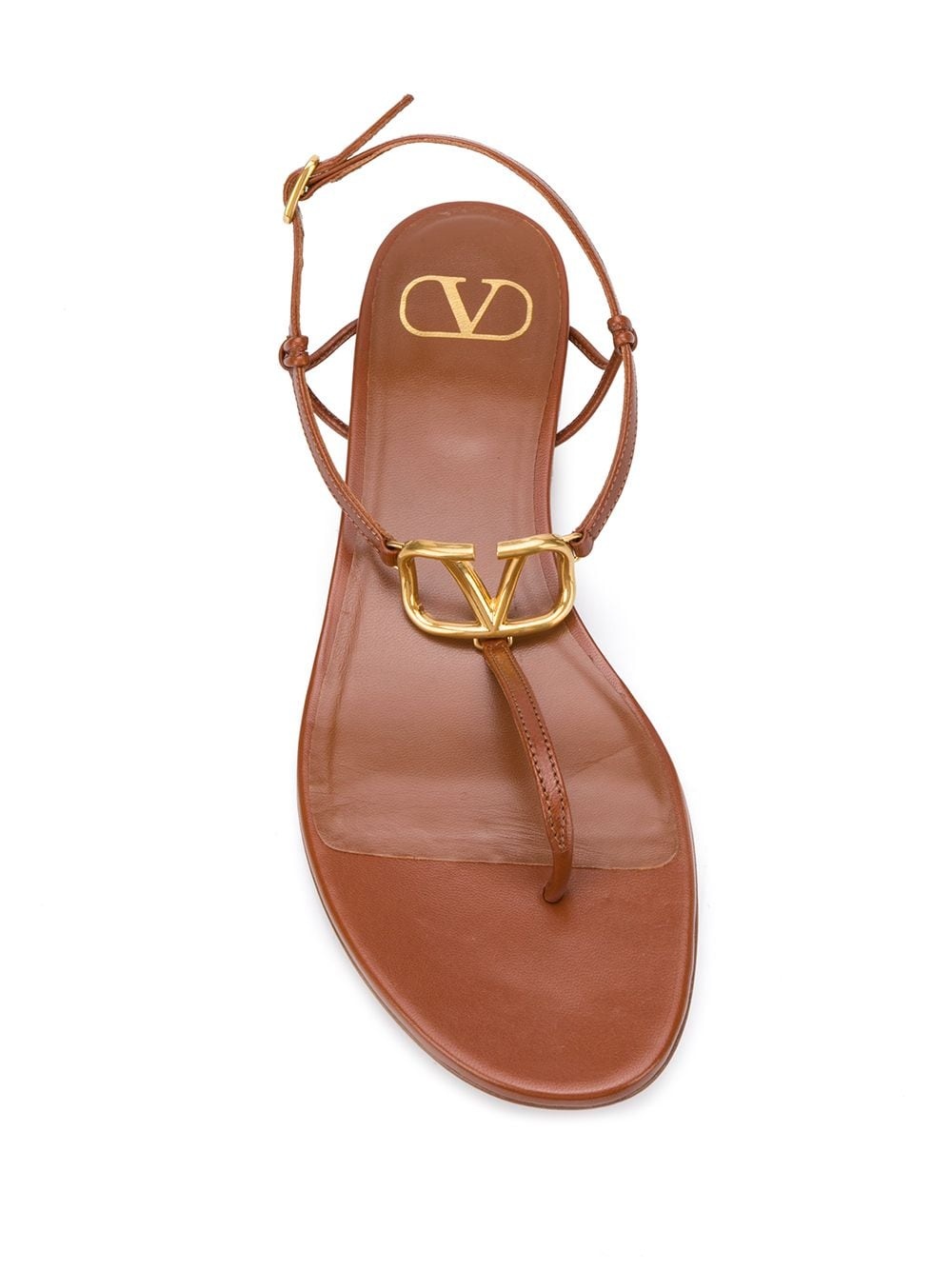 VLOGO plaque sandals - 4