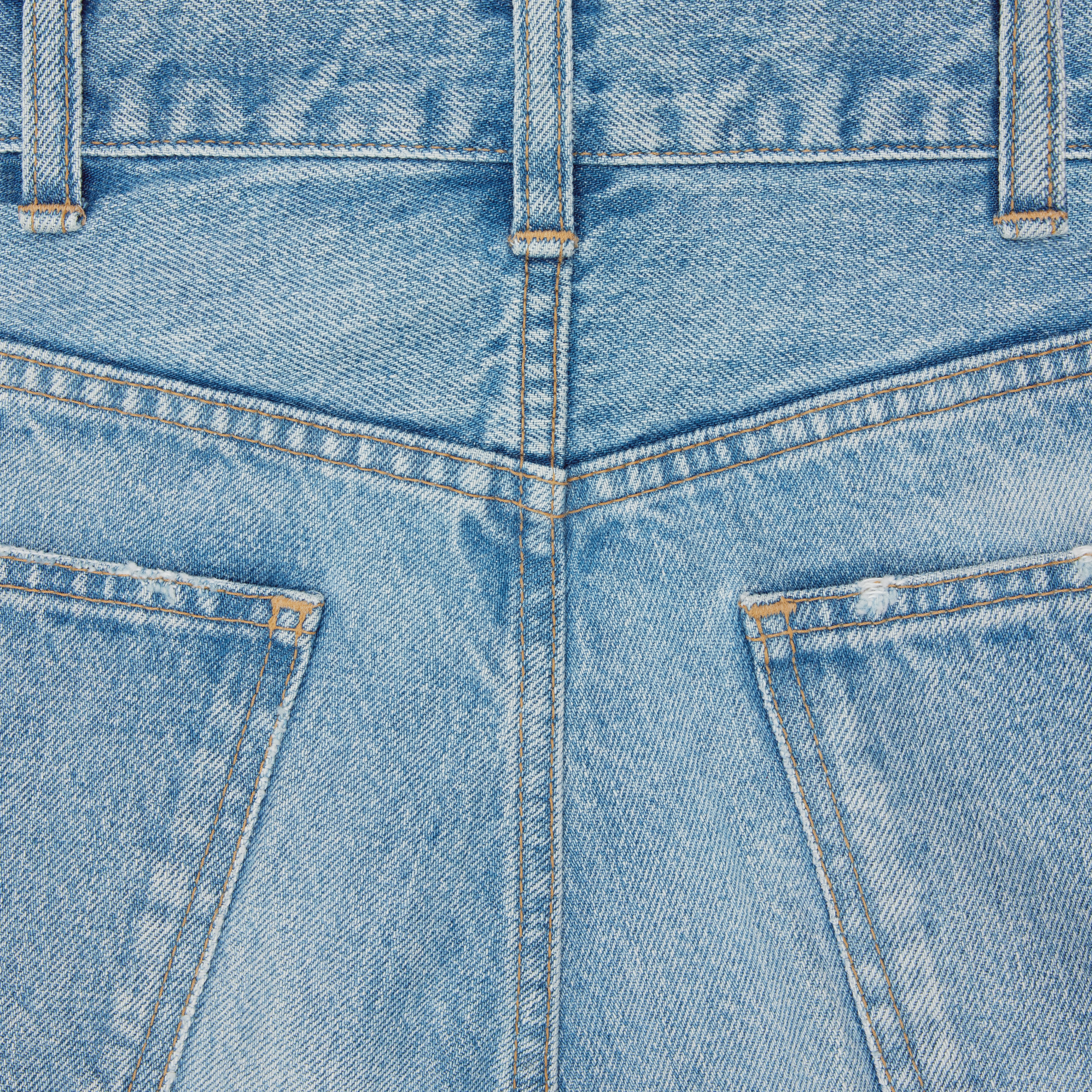 POLLY JEANS IN STEEL BLUE WASH DENIM - 3