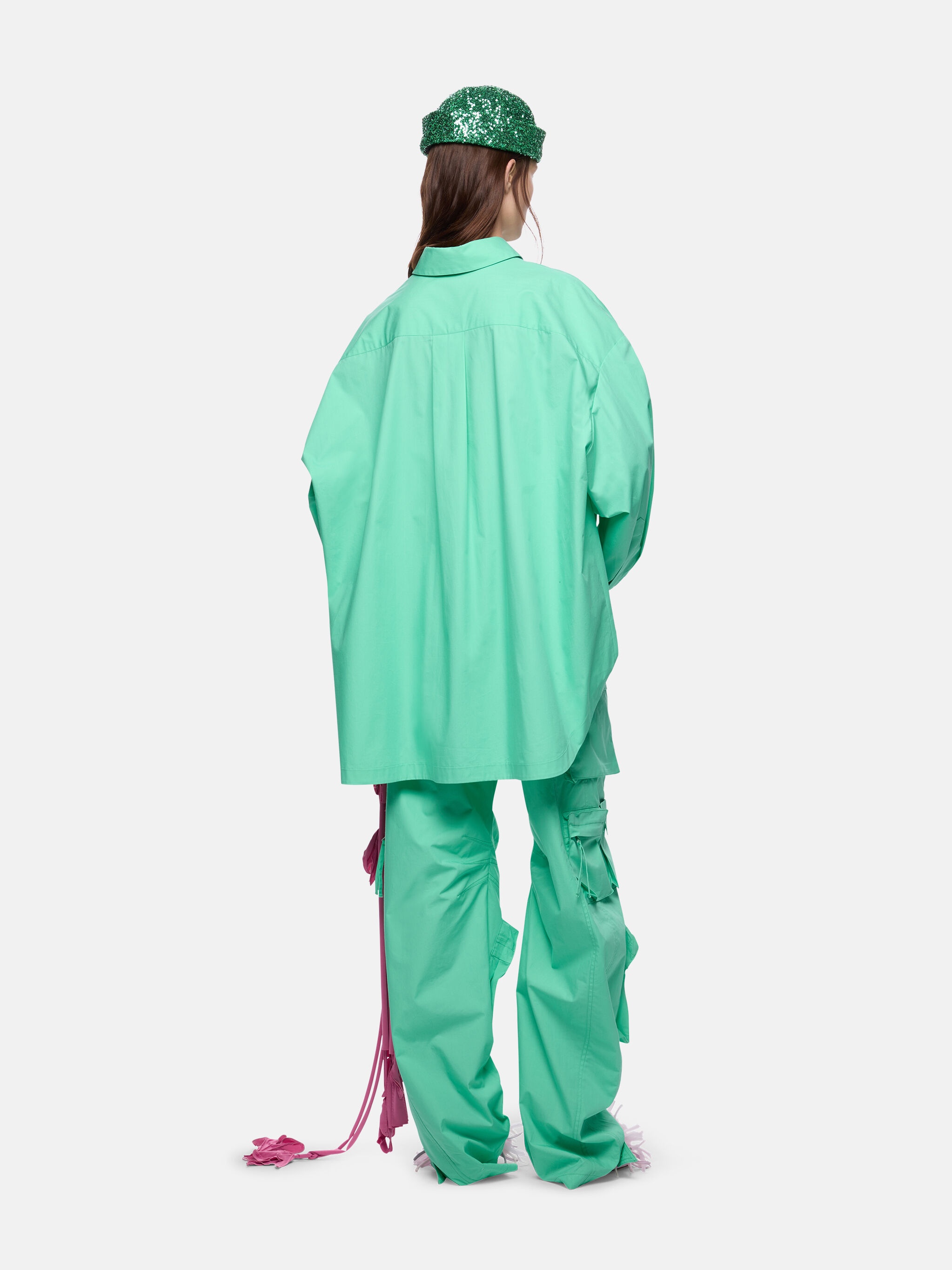 ''FERN'' MINT LONG PANTS - 3