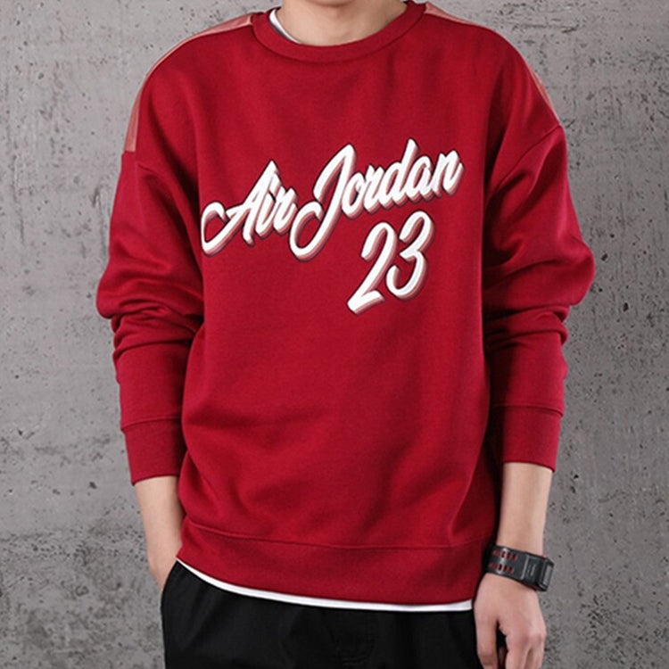 Air Jordan 23 Fleece Lined Stay Warm Pullover Red CT6283-620 - 2