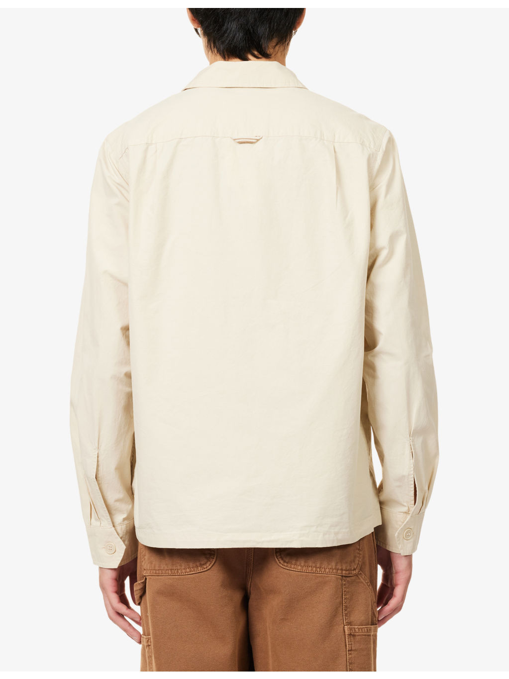 Embroidered-Logo Flap-Pocket Cotton Shirt - 4