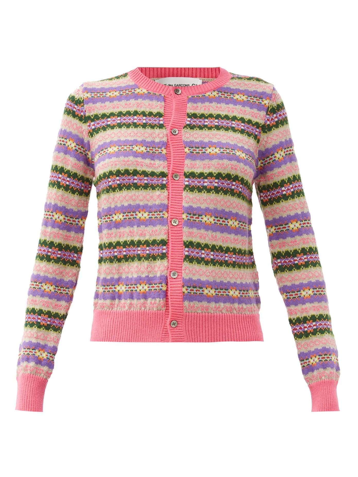 Fair Isle-jacquard wool cardigan - 1