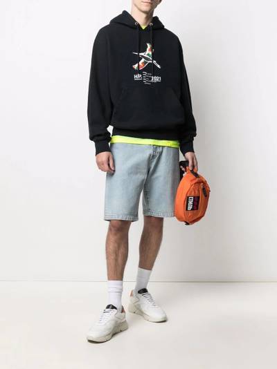 Heron Preston Rainbow logo hoodie outlook