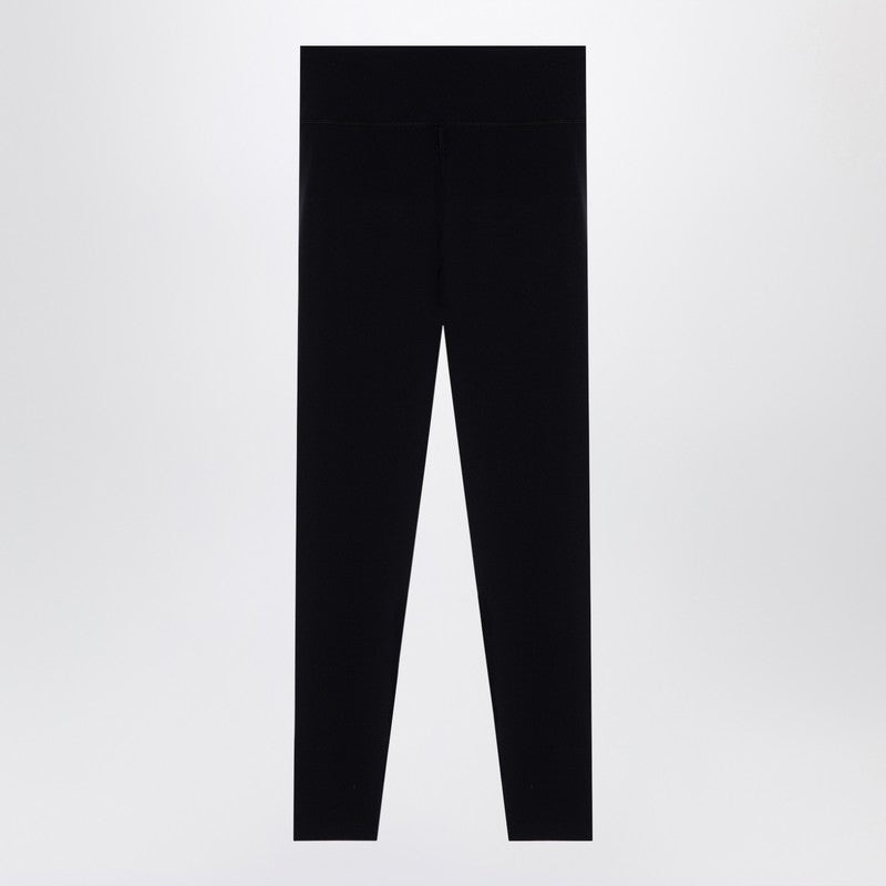 Balenciaga Black Activewear Leggings In Matt Nylon Blend Women - 2