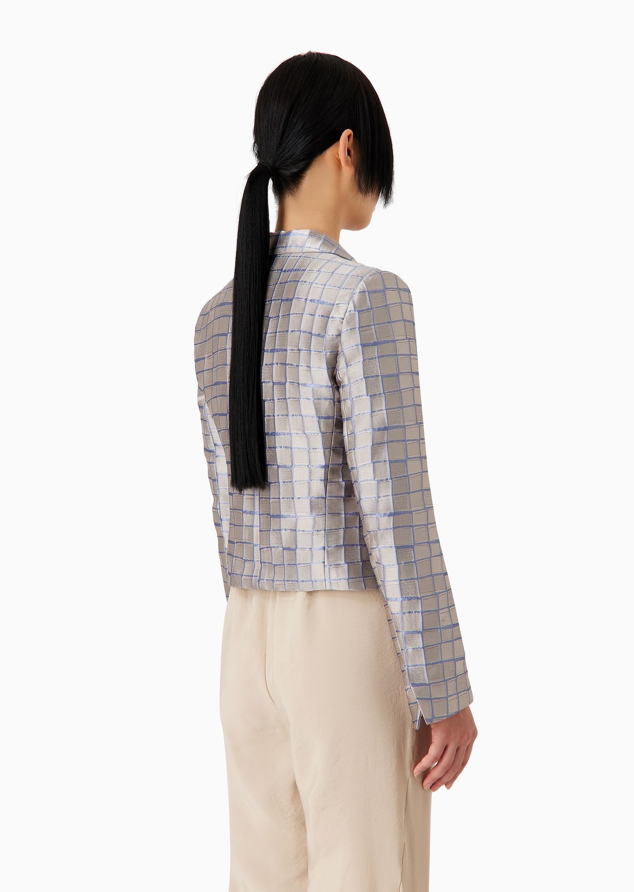 Mock-croc jacquard jacket - 3