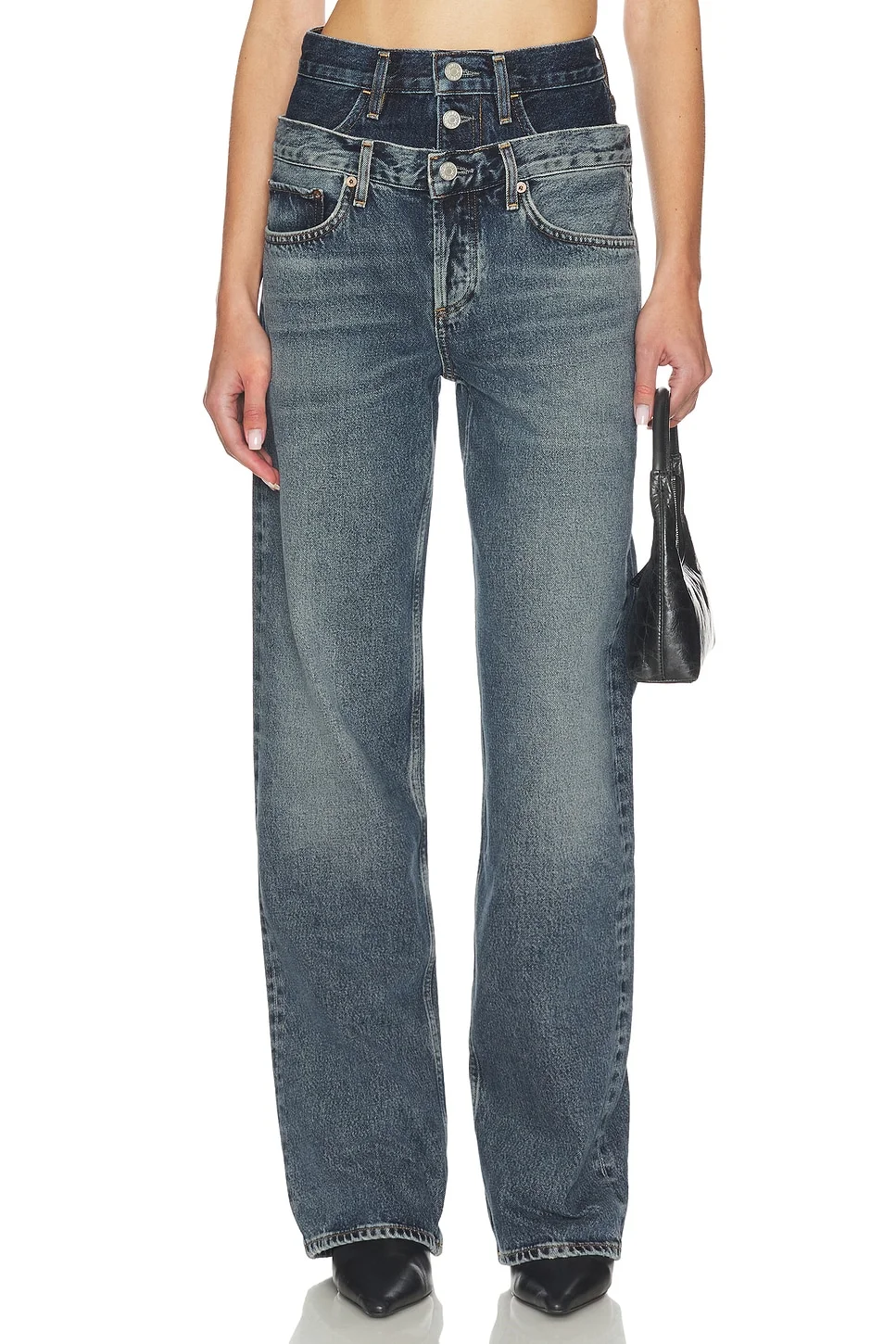 Elson High Rise Loose Jeans - 1