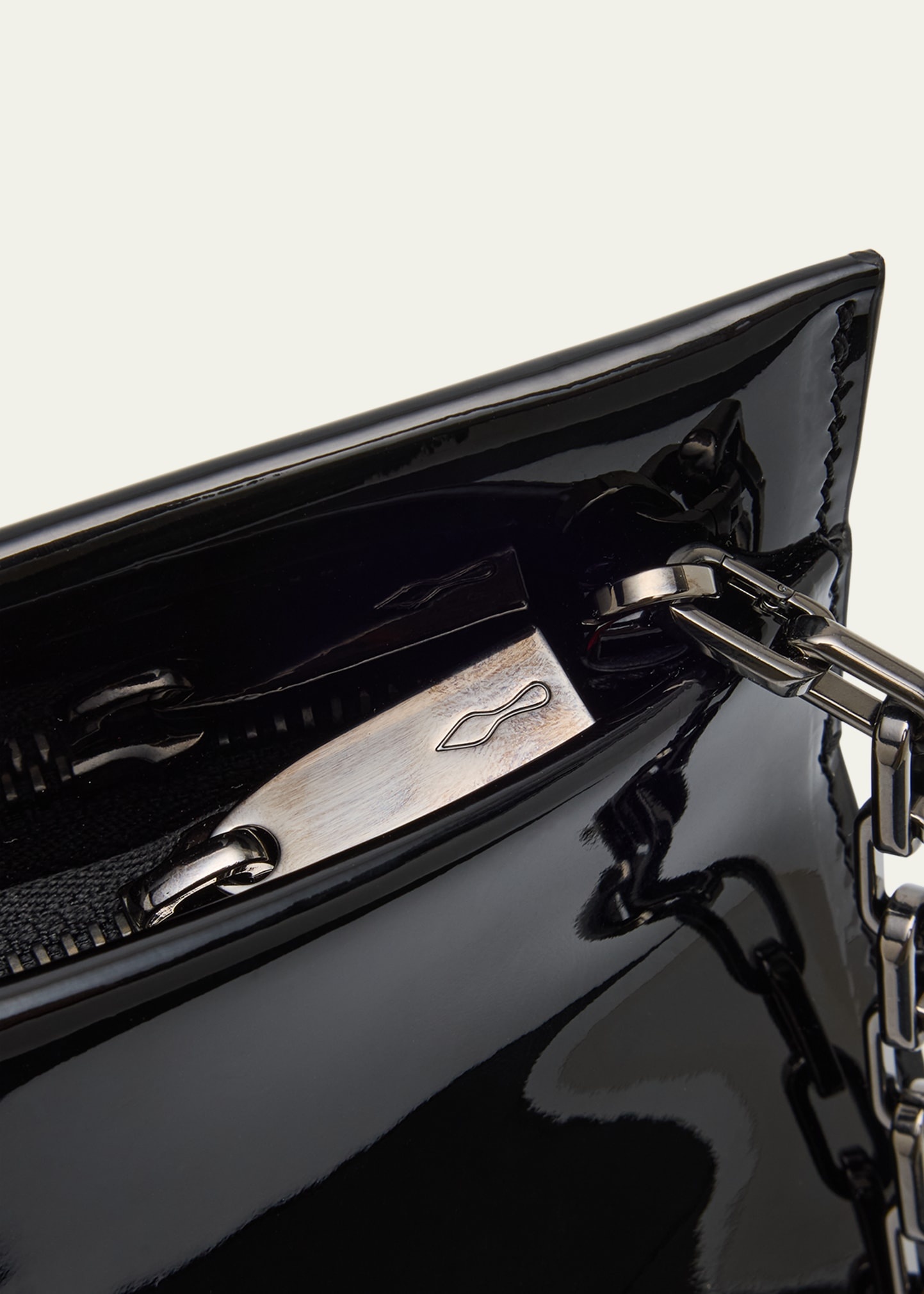Loubitwist Small Clutch Bag in Patent Leather - 5