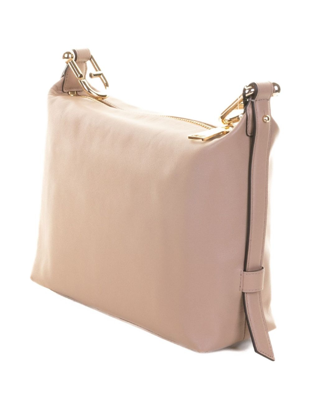 zip-fastening leather shoulder bag - 2