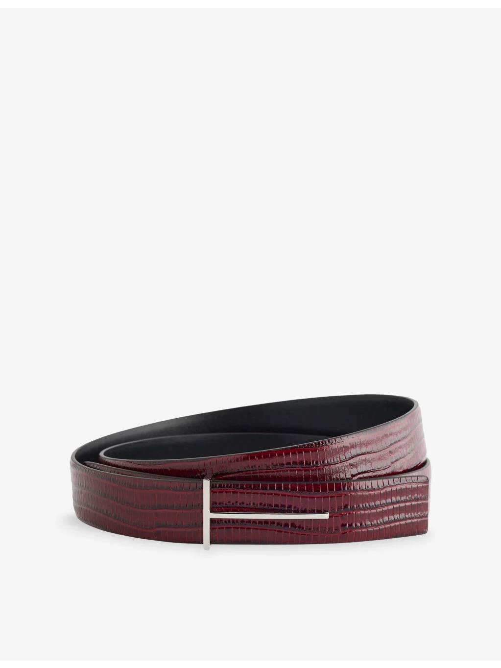 Slim-T Reversible Leather Belt - 1