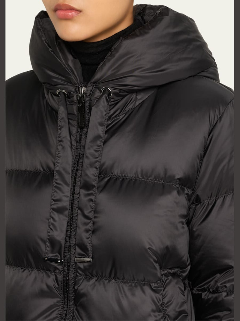Max Mara Seia Long Hooded Down Jacket outlook