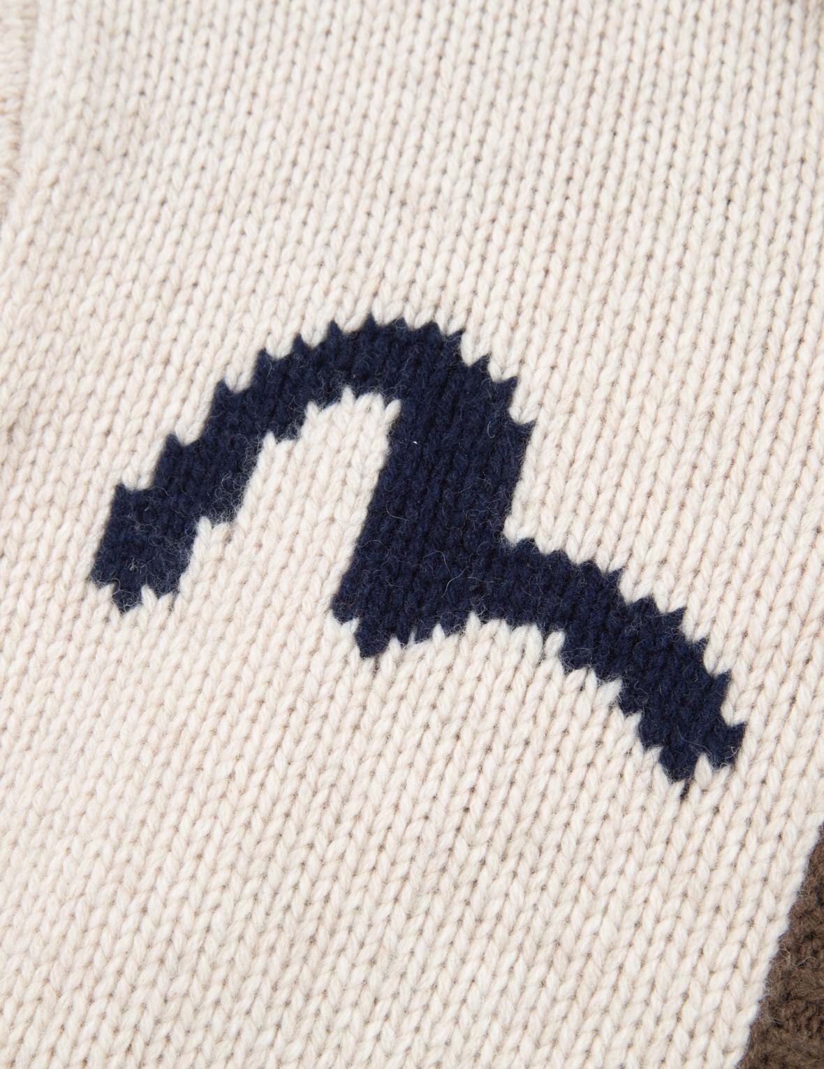 DARUMA INTARSIA-KNIT ZIP-UP SWEATER - 8