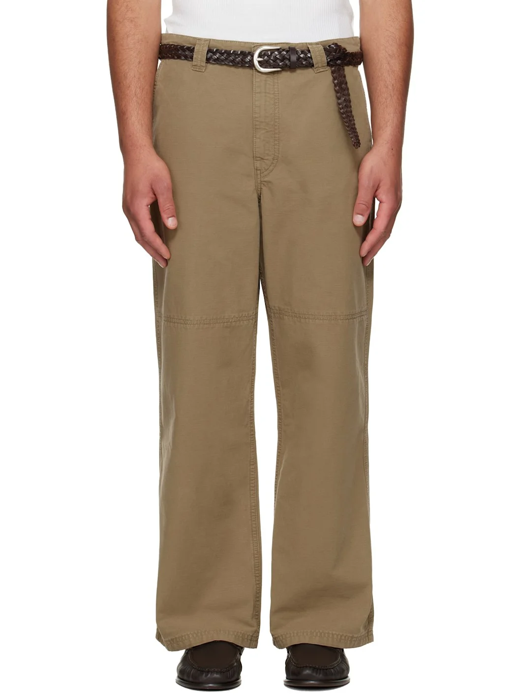 Beige Genua Chino Trousers - 1