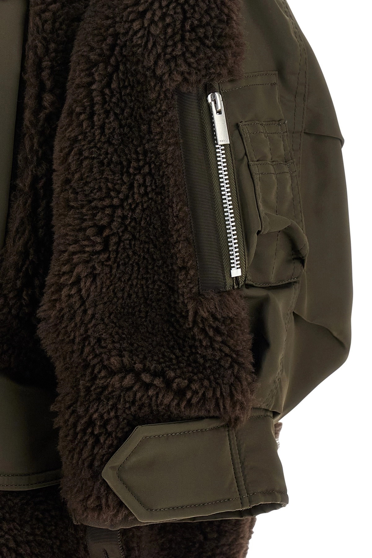 Shearling bomber jacket - 4