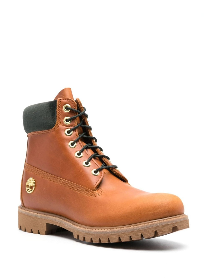Timberland lace-up leather boots outlook