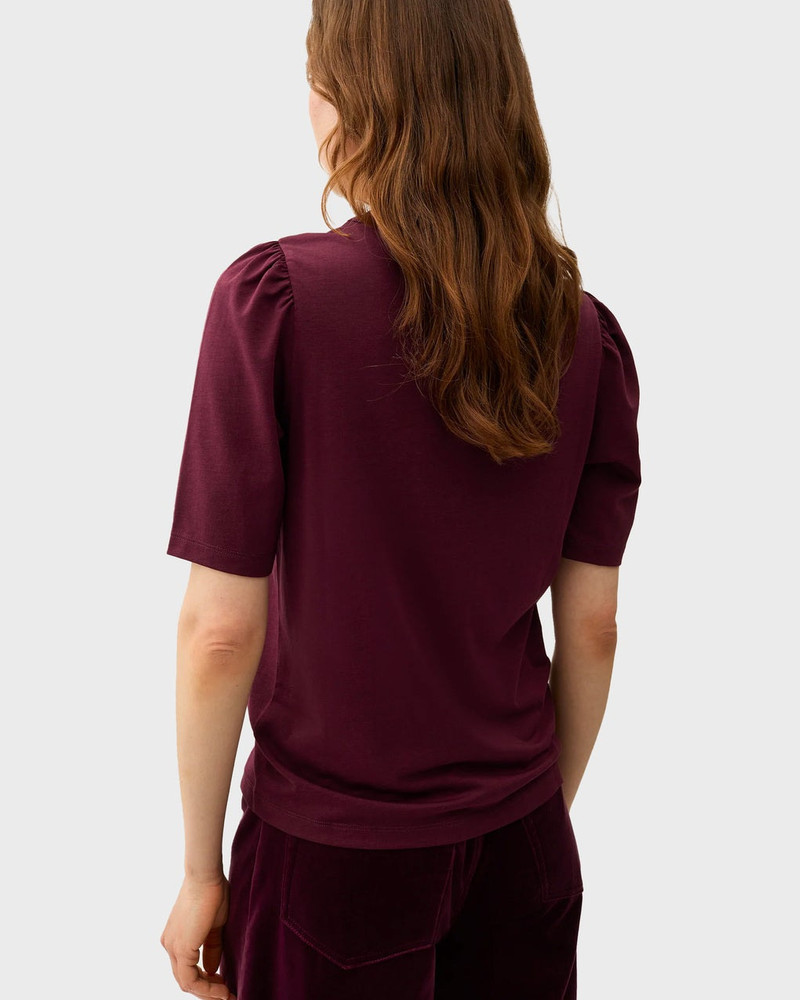 Rodebjer T-shirt Dory Burgundy outlook