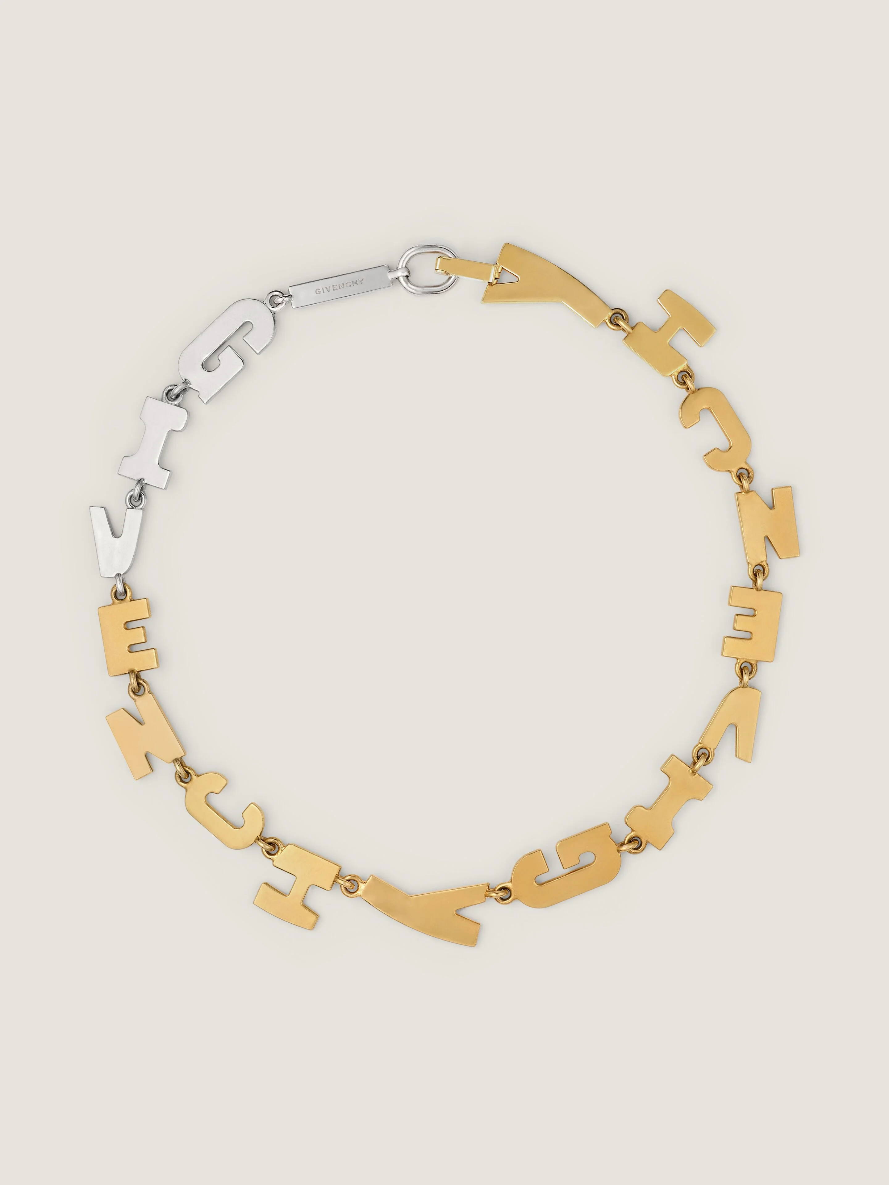 GIVENCHY LETTERS NECKLACE IN METAL - 1