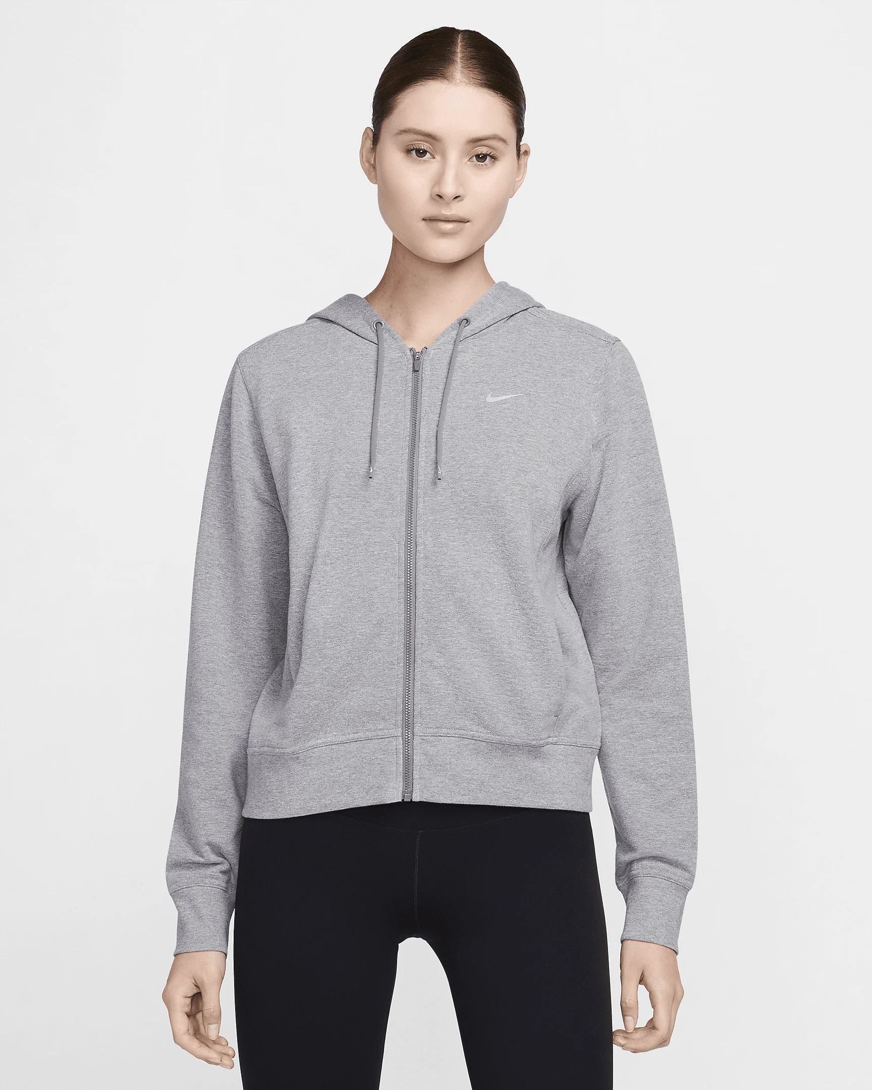 Nike Dri-FIT One Women's Full-Zip French Terry Hoodie - 1
