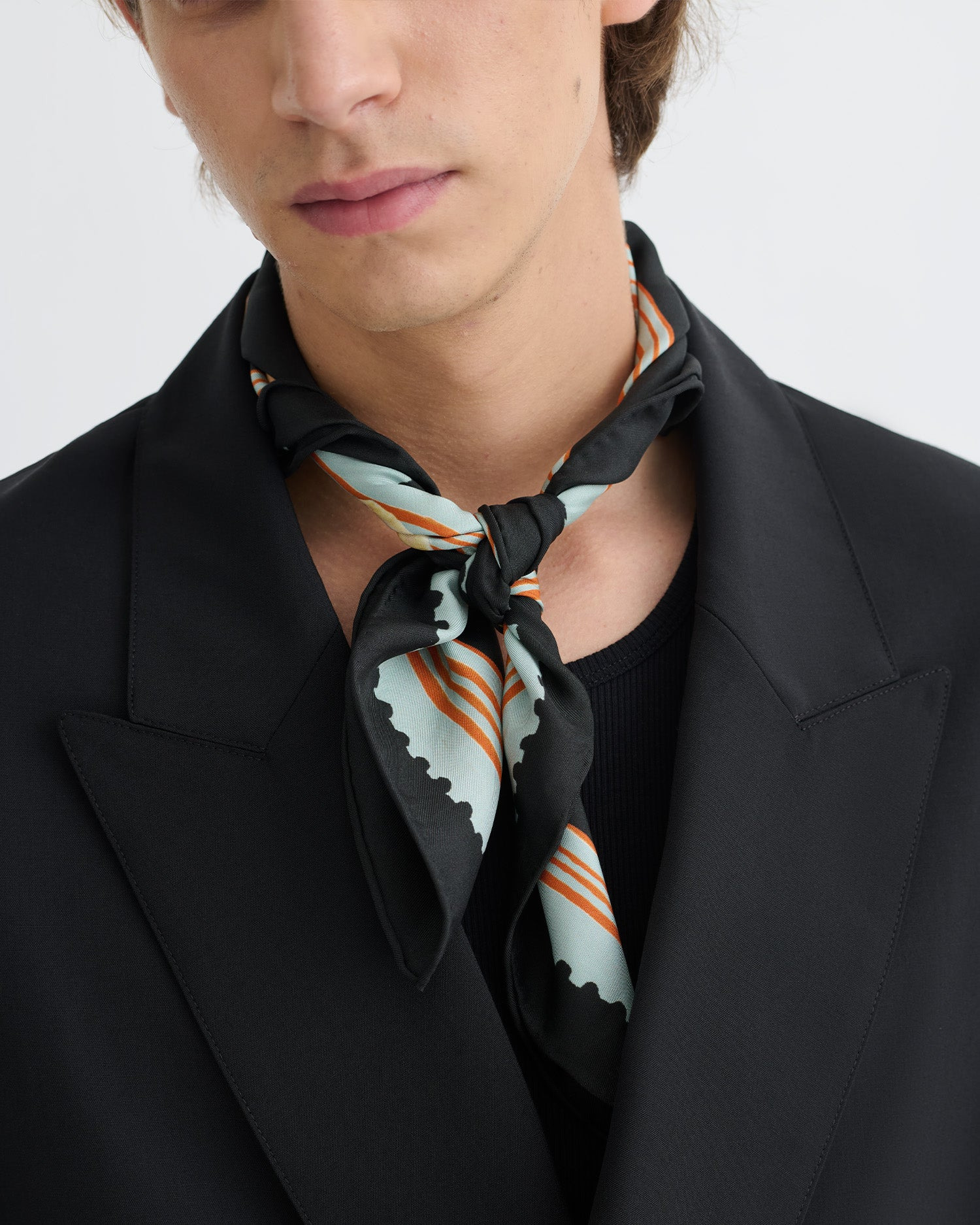 Printed Silk Scarf - 3