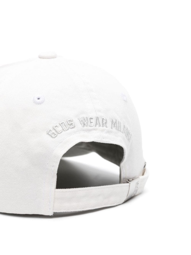 GCDS logo-embroidered cotton cap outlook