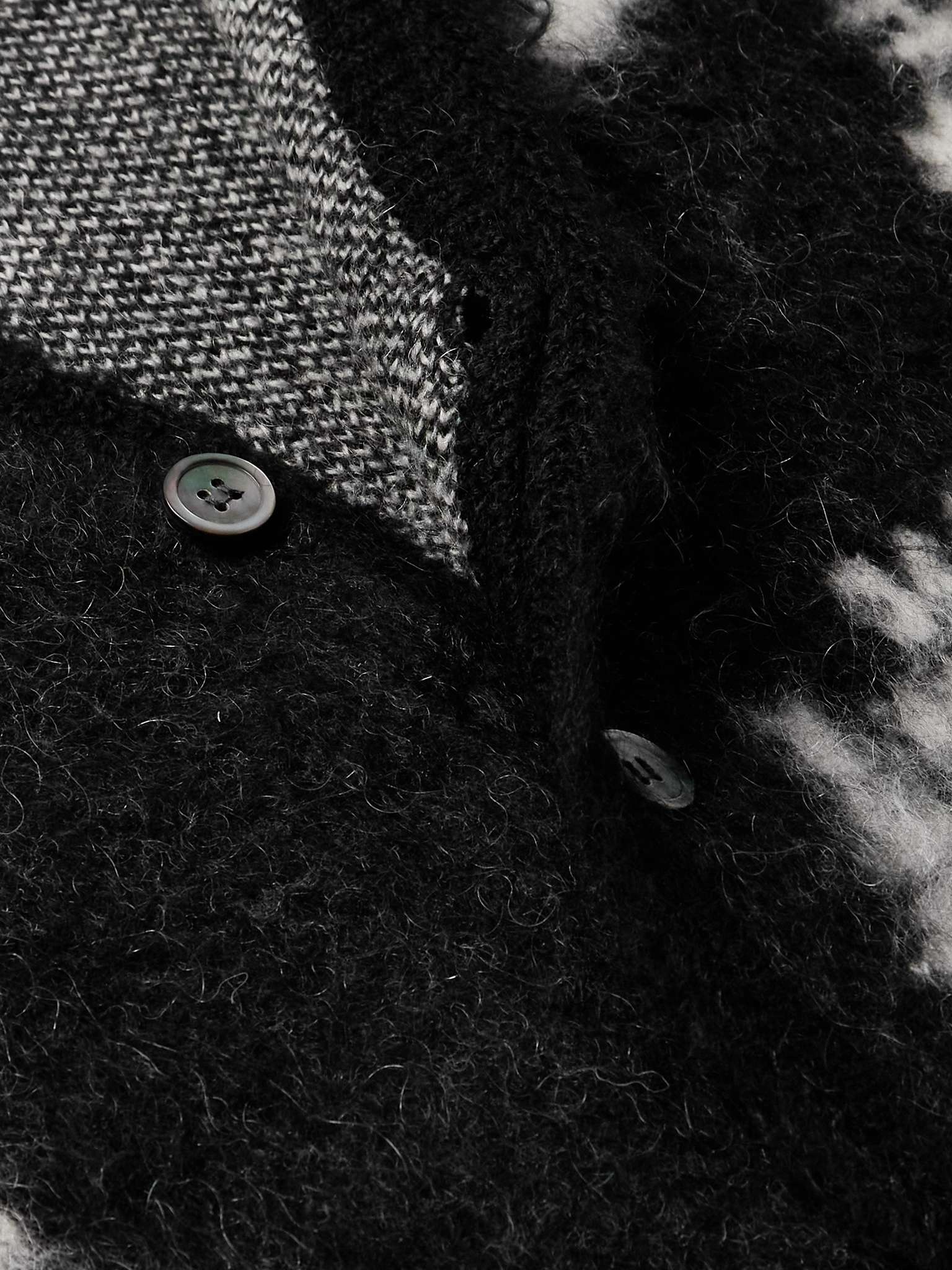 + Denim Tears Jacquard-Knit Cardigan - 4