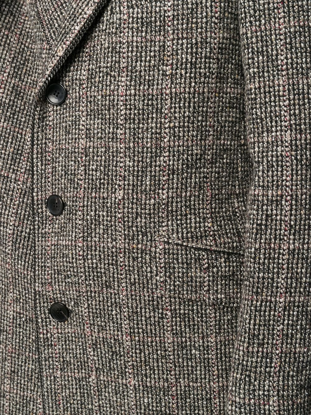 Glen check tweed coat - 5