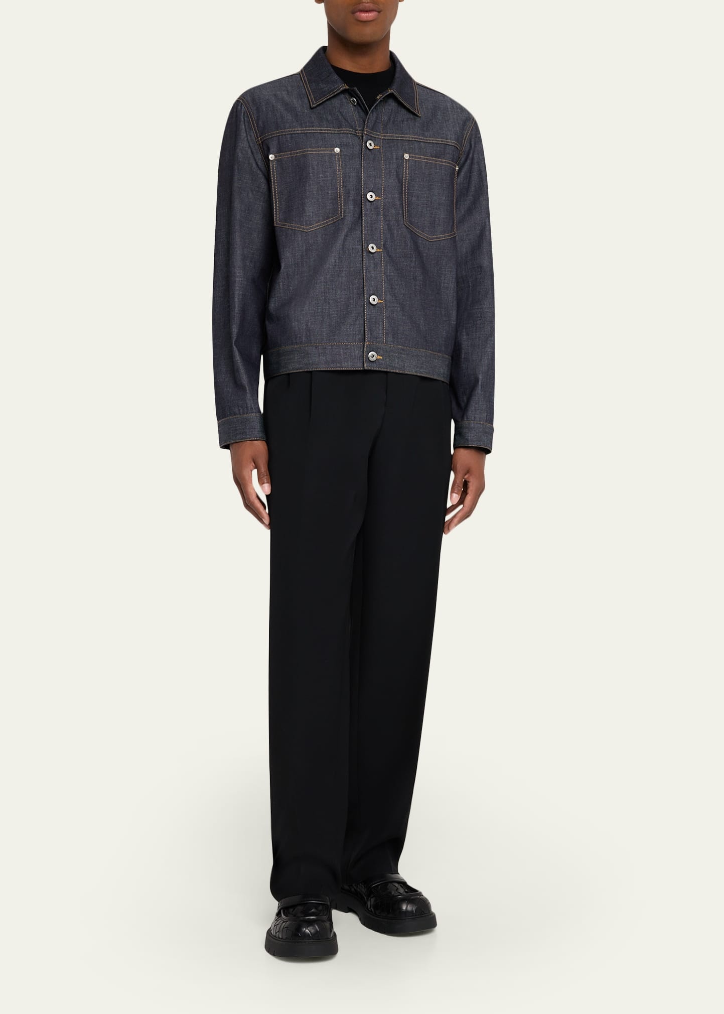 Men's Indigo Denim Jacket - 2