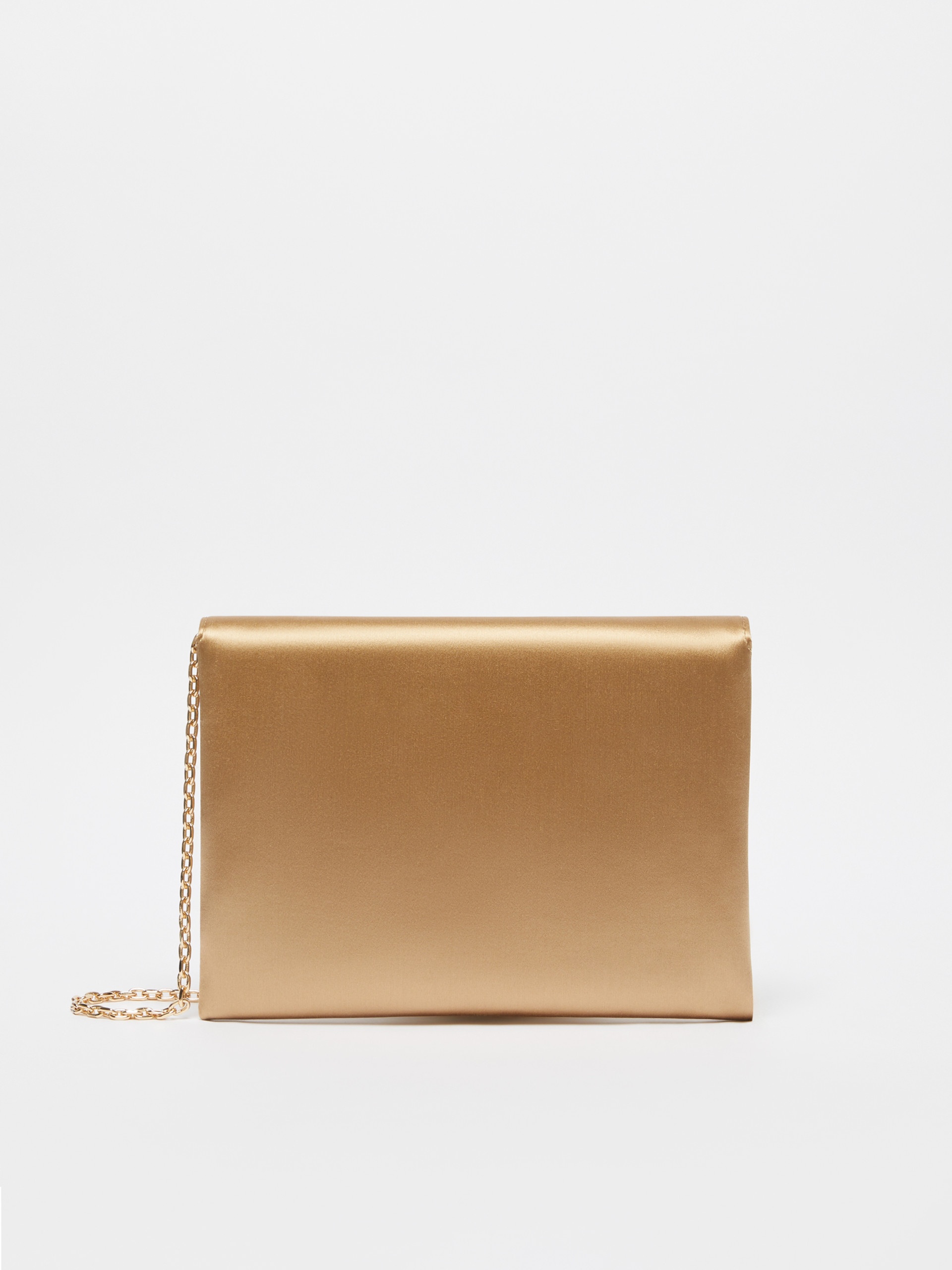 ENVELOPE Viscose and silk satin clutch bag - 3