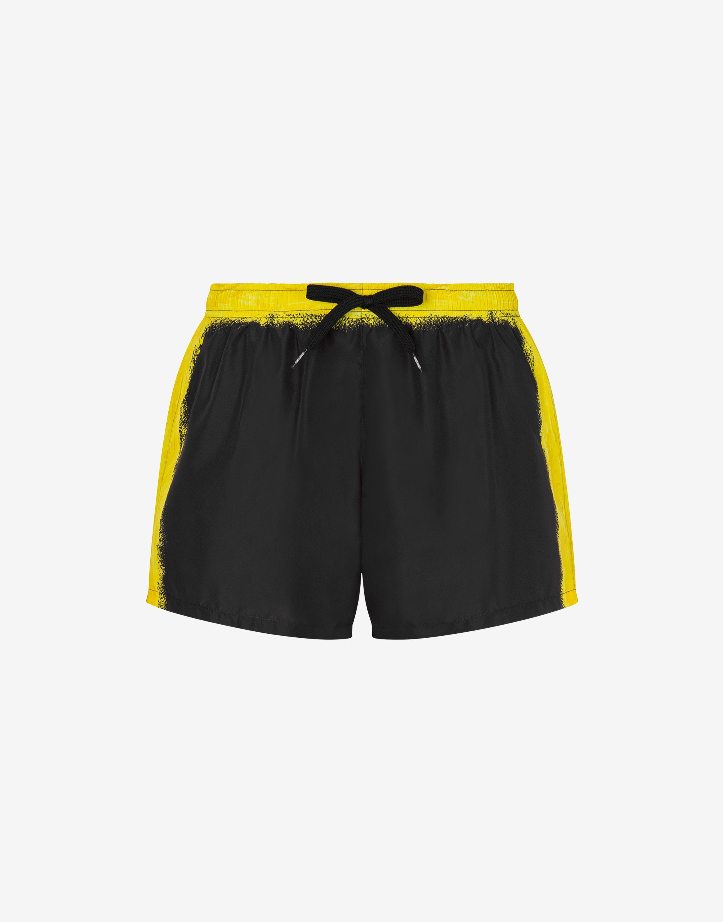 MOSCHINO PAINT NYLON SWIM TRUNKS - 1