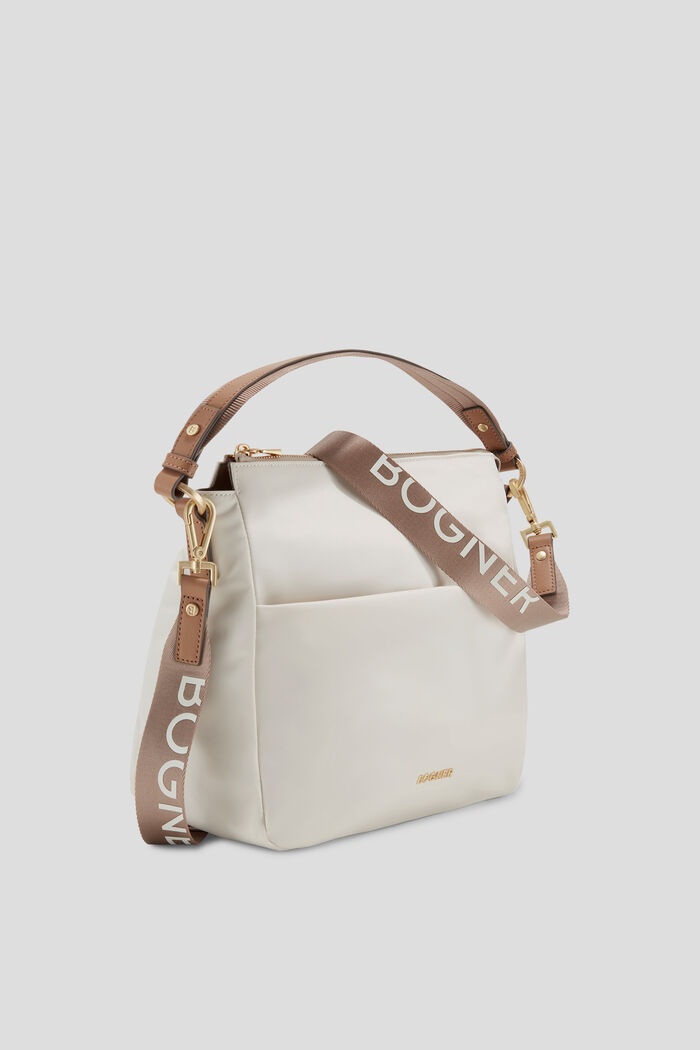 Klosters Isalie hobo bag in Off-white/Brown - 2