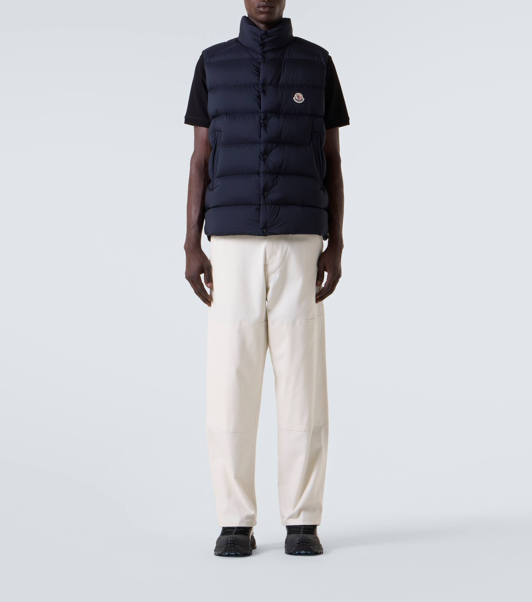 Logo down vest - 2