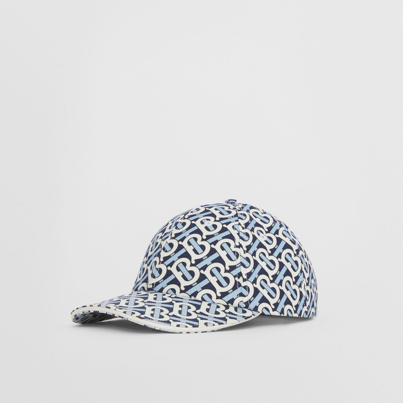 Monogram Print Cotton Baseball Cap 6