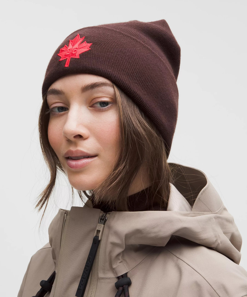 lululemon Team Canada Future Legacy Warm Revelation Beanie *COC CPC Logo outlook