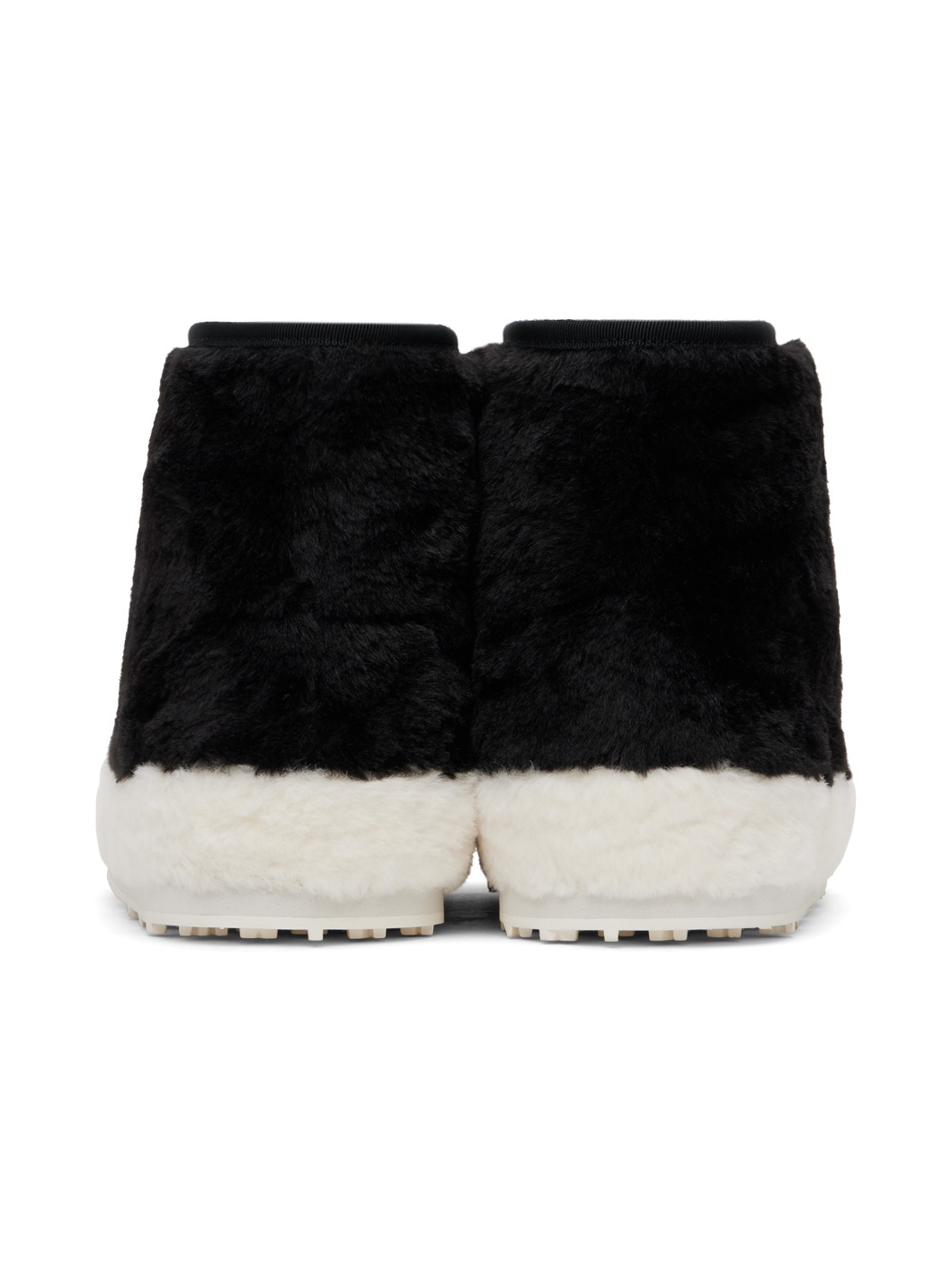 Black & White Teddy Tennis Sneakers - 2