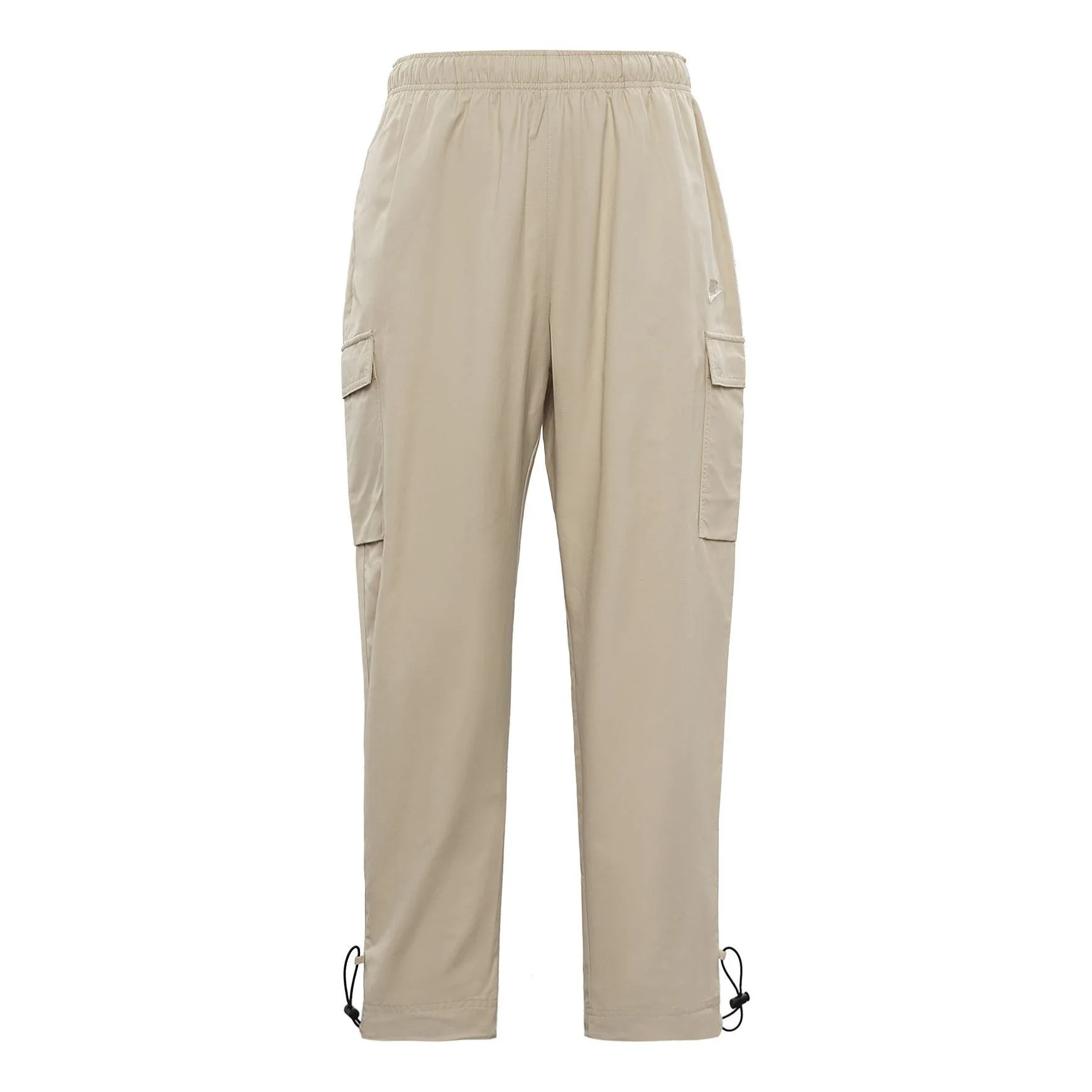 Men's Nike Sportswear Logo Small Label Embroidered Woven Cargo Casual Pants/Trousers Light Brown CU4 - 1