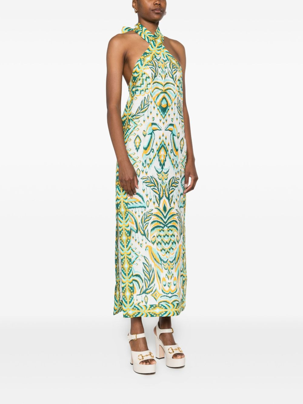 Tropical Tapestry maxi dress - 3