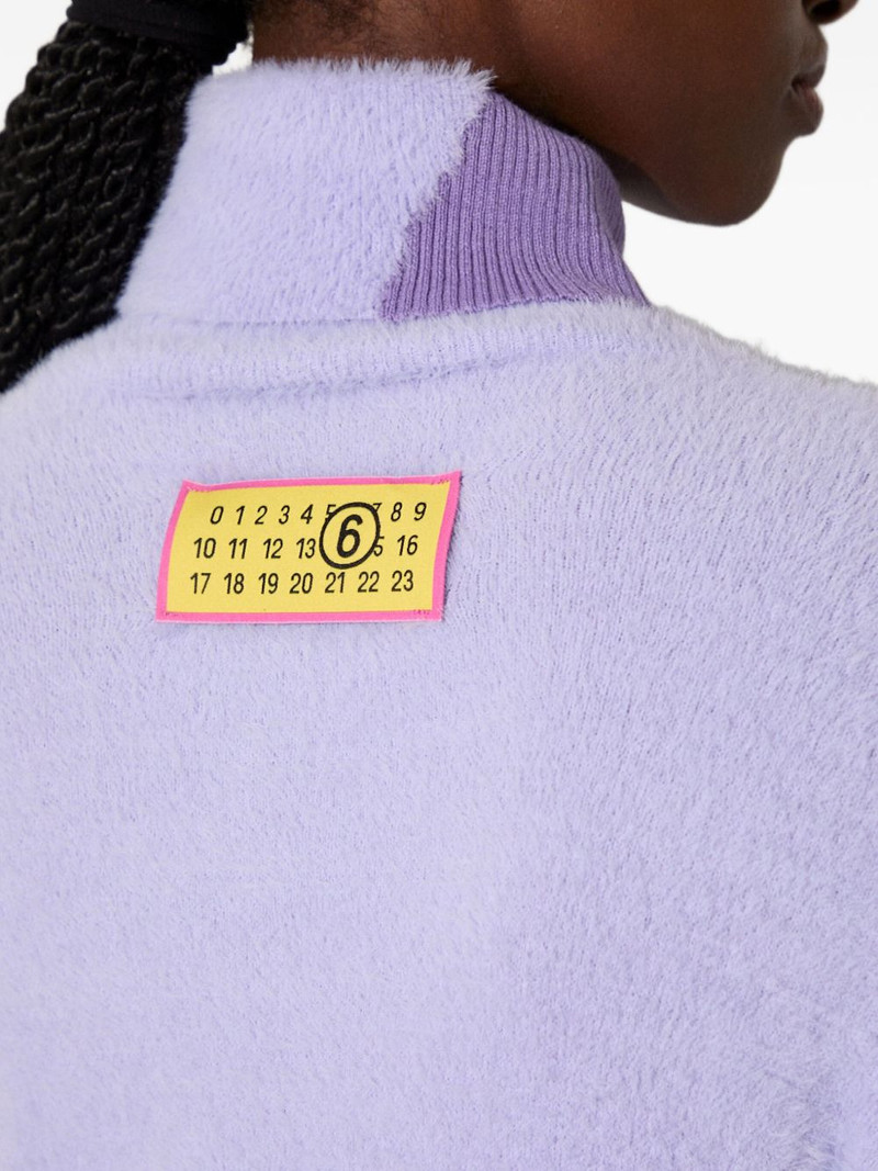 roll-neck panelled sweater 4