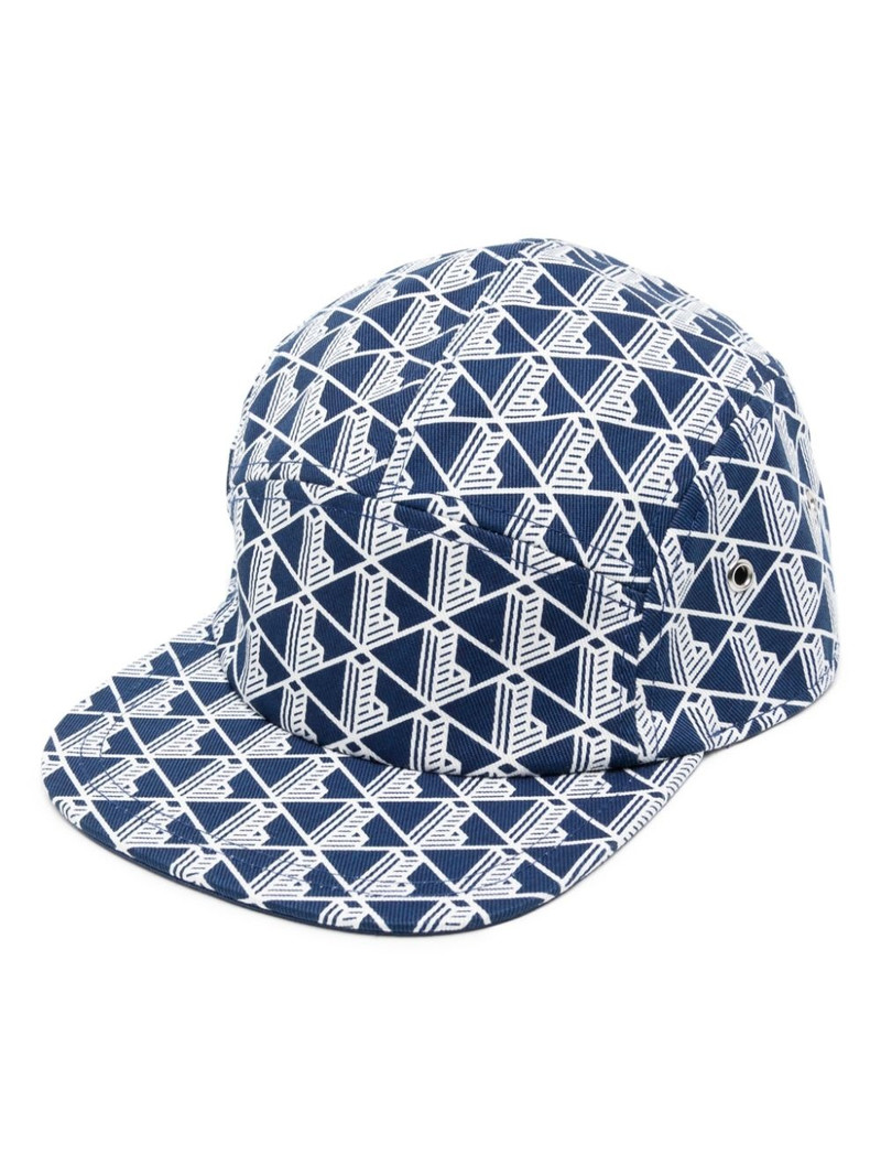 monogram-print cotton cap 1