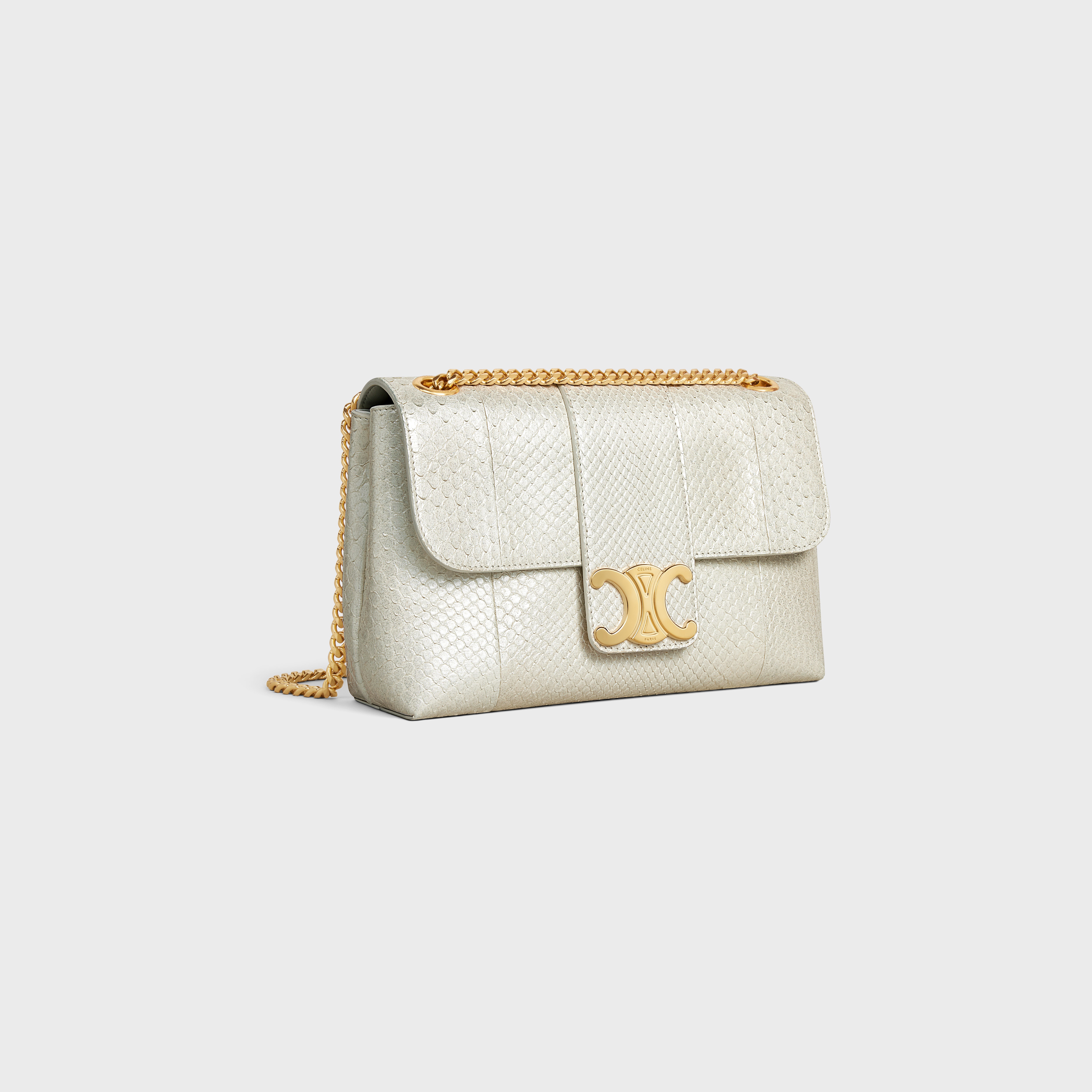 MEDIUM VICTOIRE BAG in PEARLY PYTHON - 2