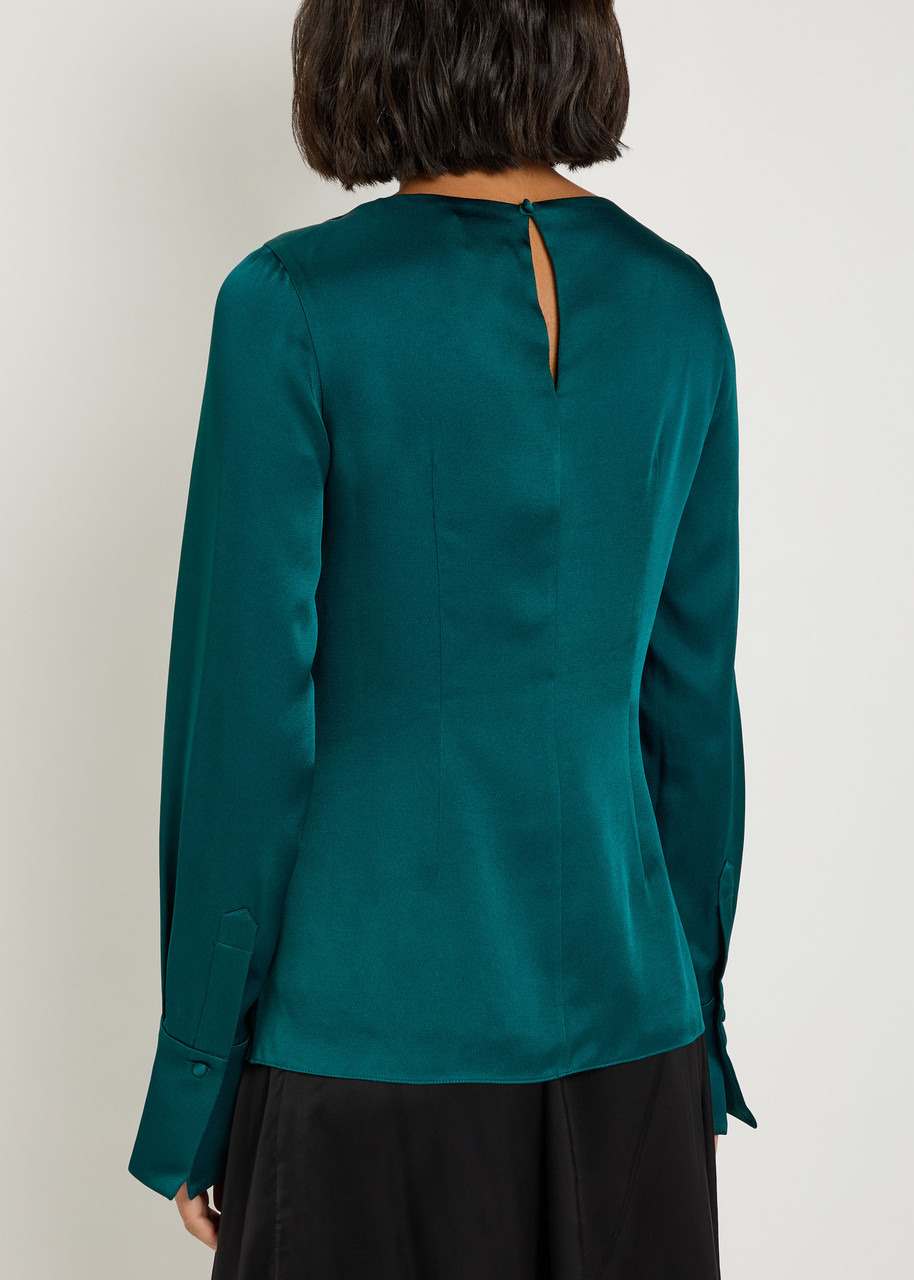 Erdem Draped Crepe de Chine top - 3