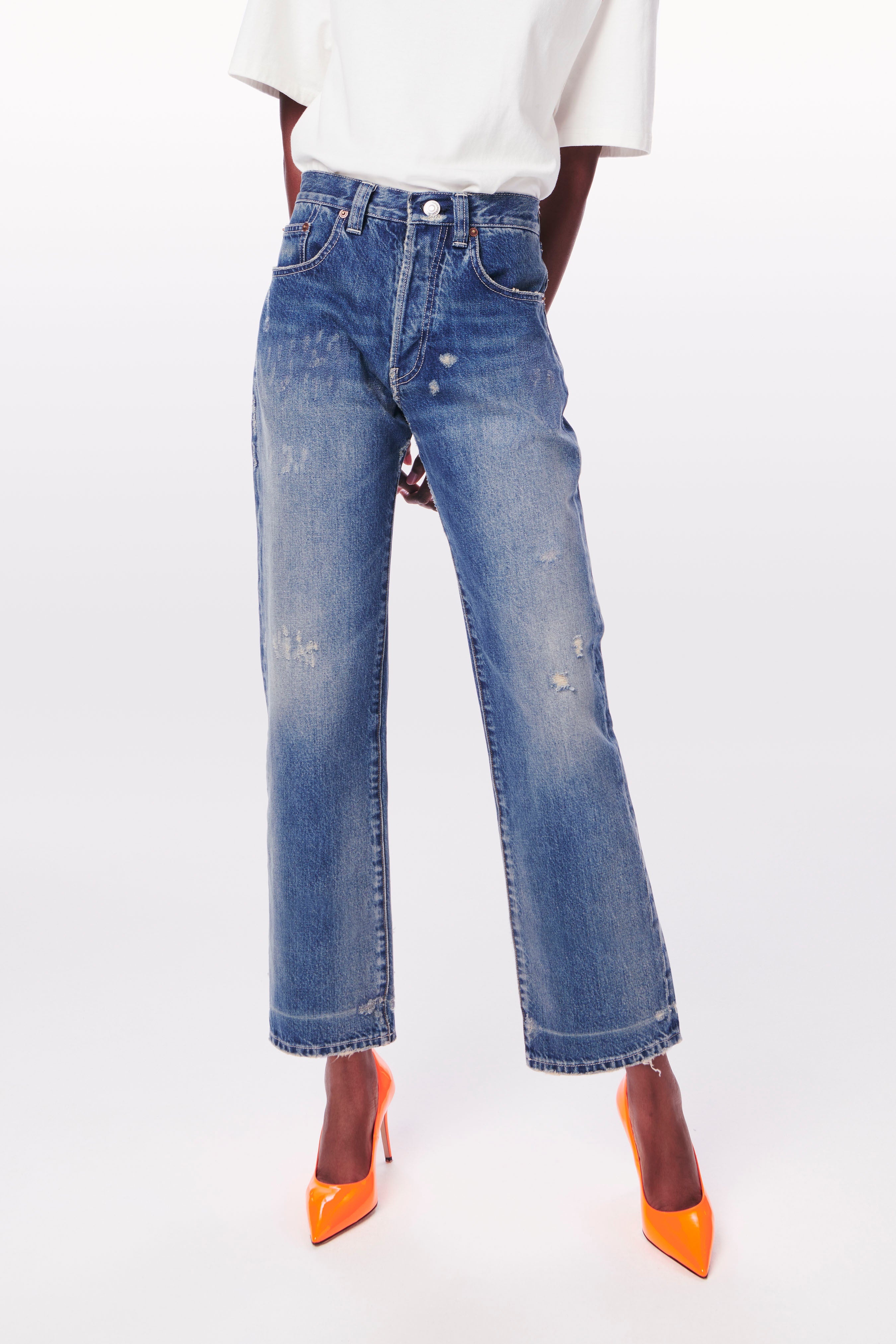 Victoria Mid-Rise Jean in Vintage Wash - 3
