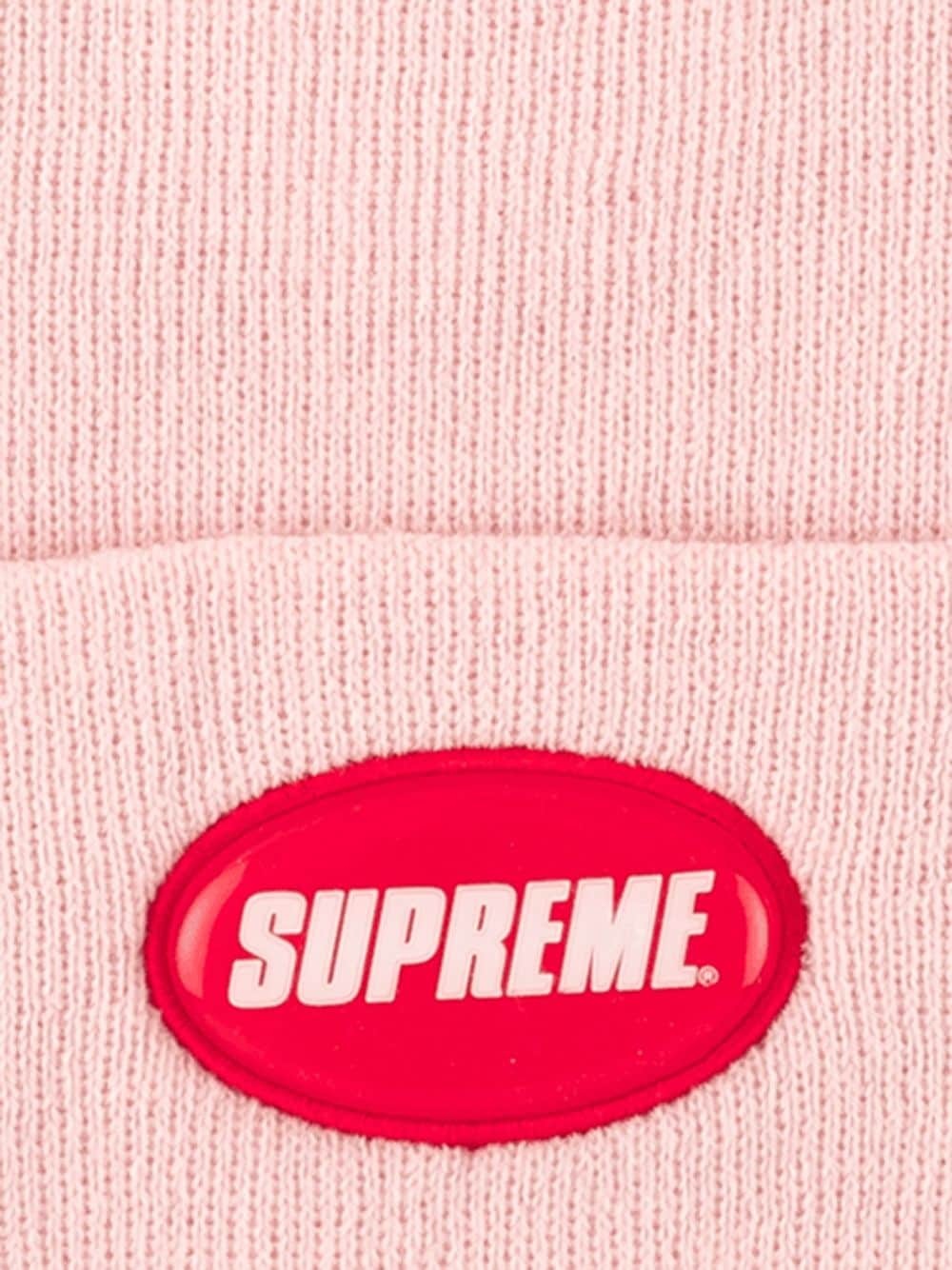 logo patch beanie - 2