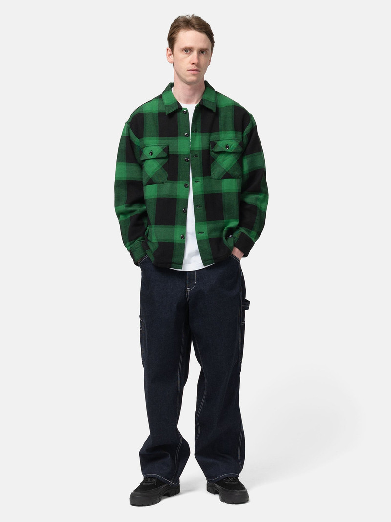 NEIGHBORHOOD Buffalo Check Shirt LS Green outlook