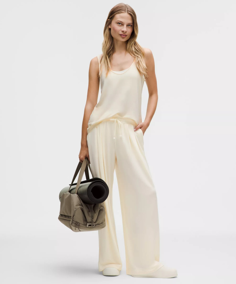 BeCalm High-Rise Pleated Extra-Wide Leg Pant 1