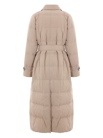 Brunello Cucinelli long puffer coat outlook