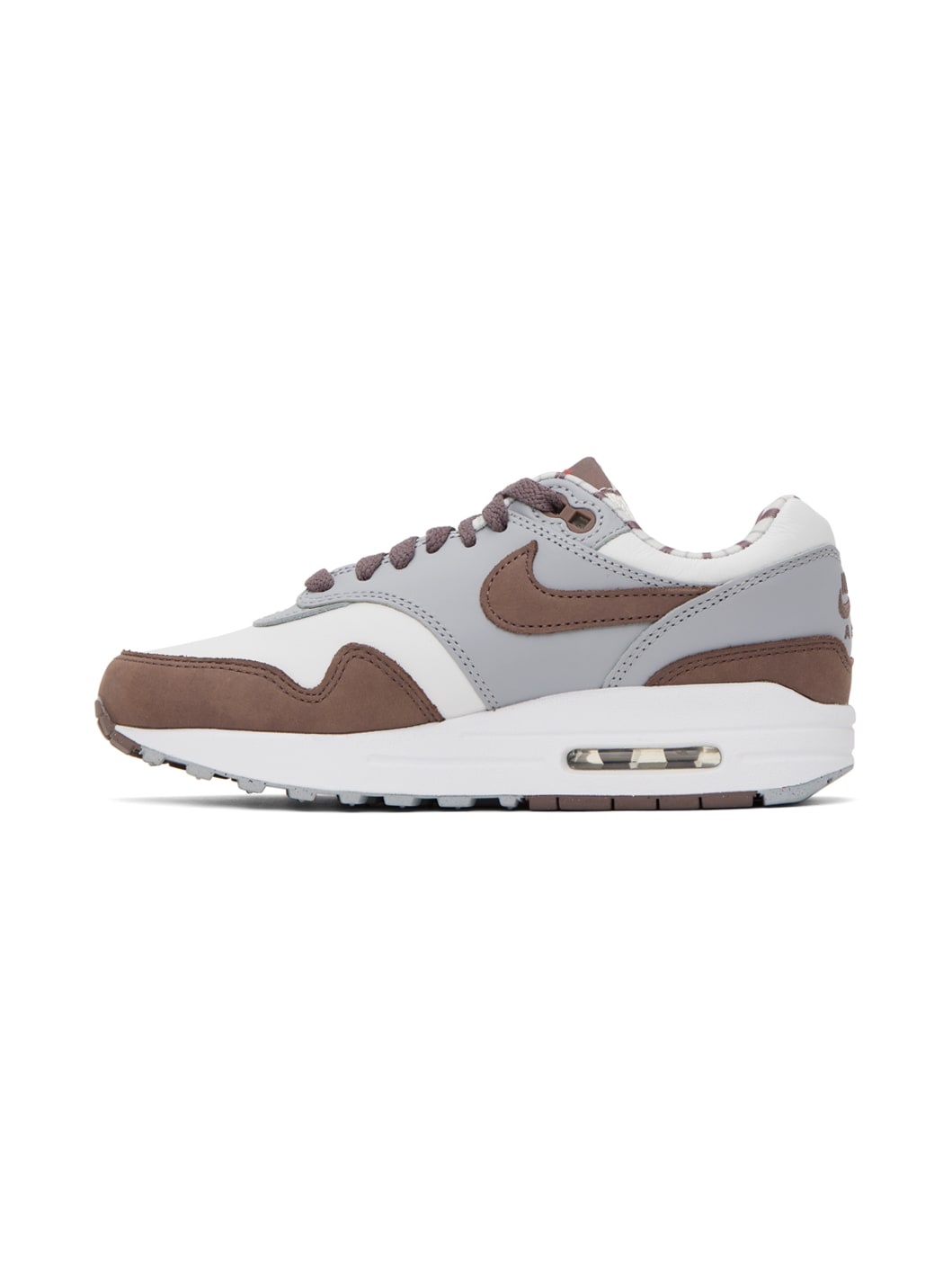 White & Brown Air Max 1 Shima Shima Sneakers - 3