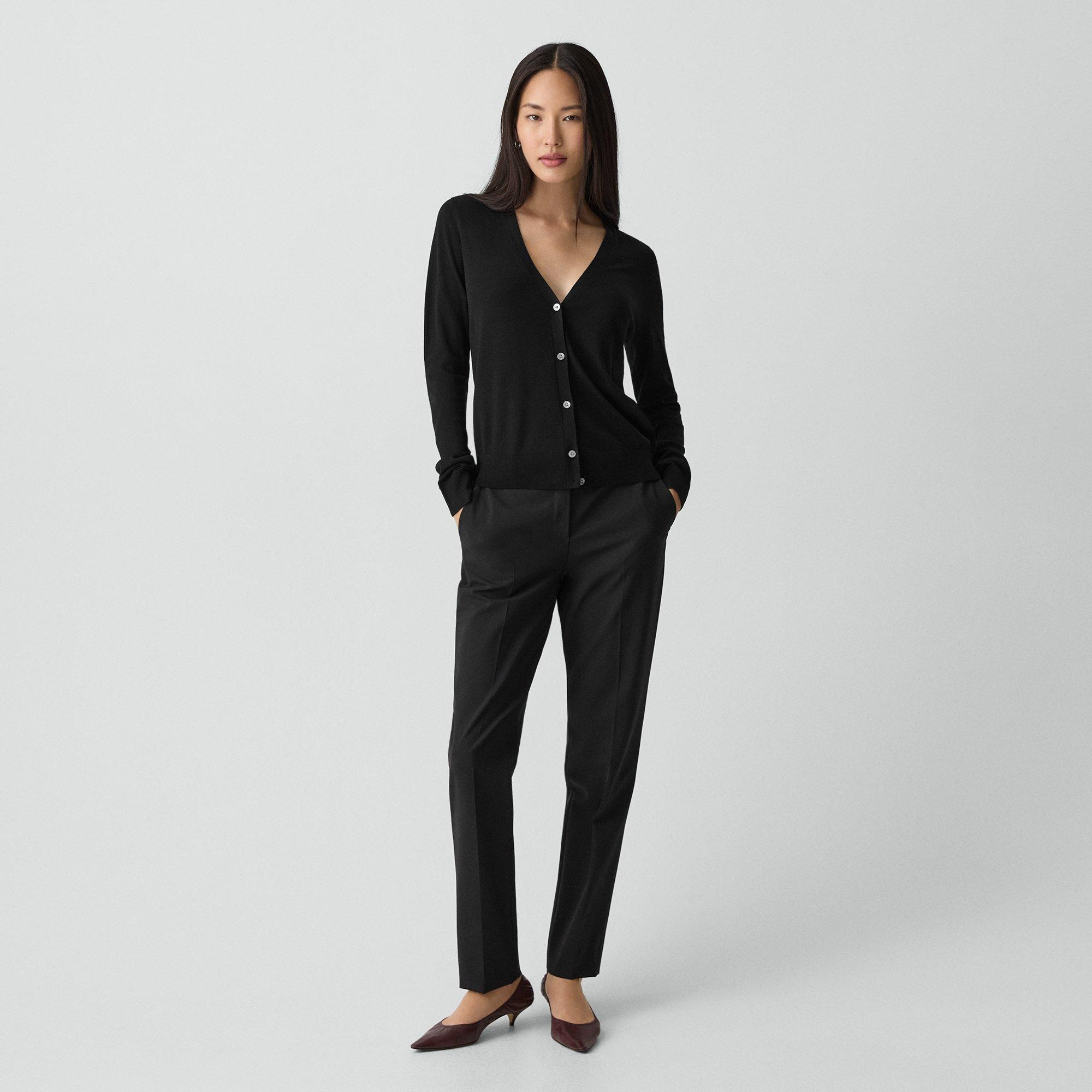 V-Neck Cardigan in Regal Wool - 6