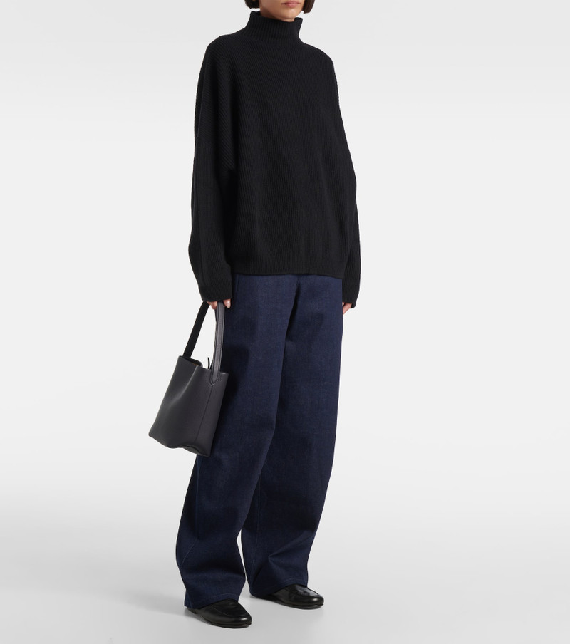 FFORME Kimm cashmere-blend mock neck sweater outlook