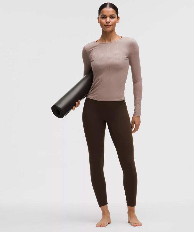 lululemon Ribbed Scoop-Back Yoga Long-Sleeve Shirt outlook
