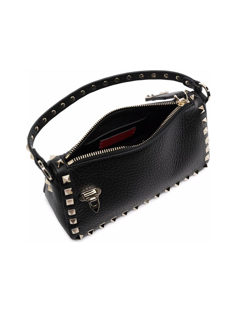 Grained Texture Single Handle Shoulder Bag - 2